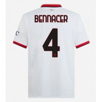 AC Milan Ismael Bennacer #4 Vonkajší futbalový dres 2024-25 Krátky Rukáv